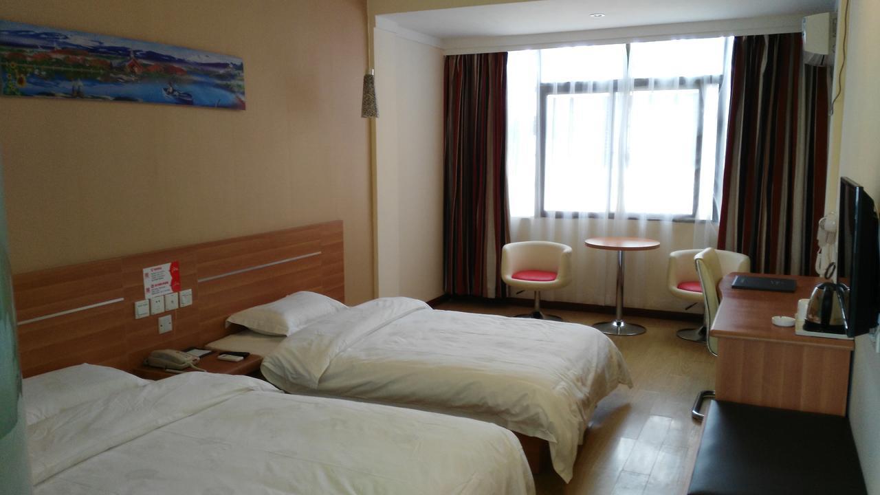Thank Inn Chain Hotel Henan Xinyang Train Station Gongqu Road 외부 사진